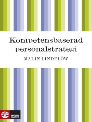 cover image of Kompetensbaserad personalstrategi